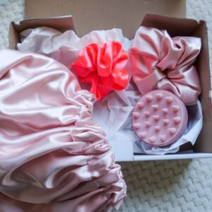 pack soins cheveux rose